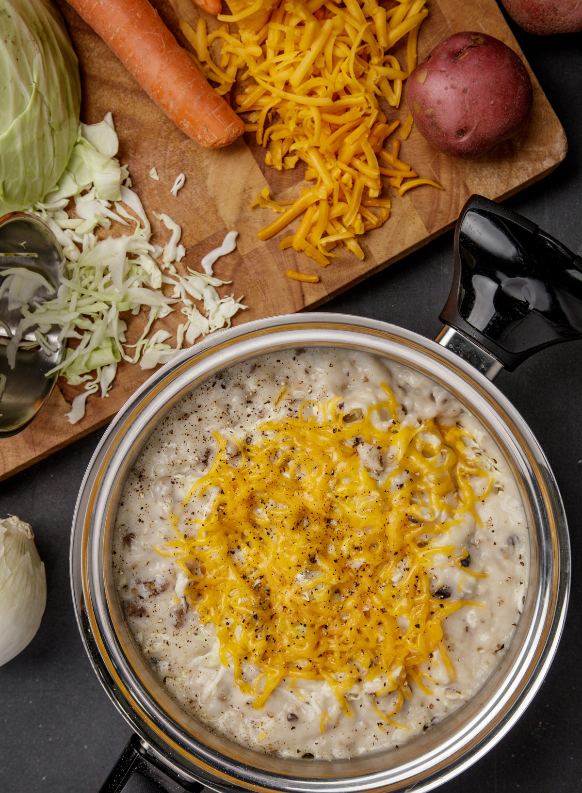 German Cabbage Casserole Health Quest Cookware